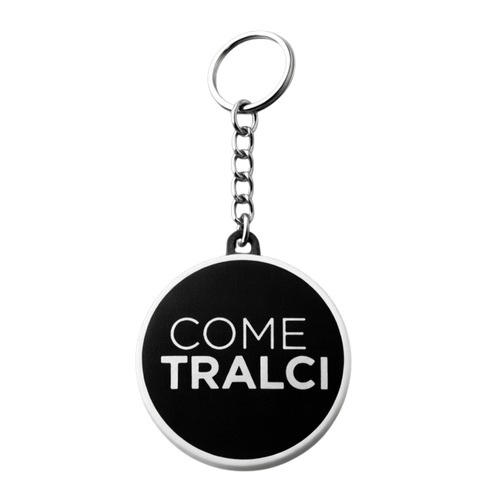 Portachiavi "Come Tralci" — Nero Bicolor 3D