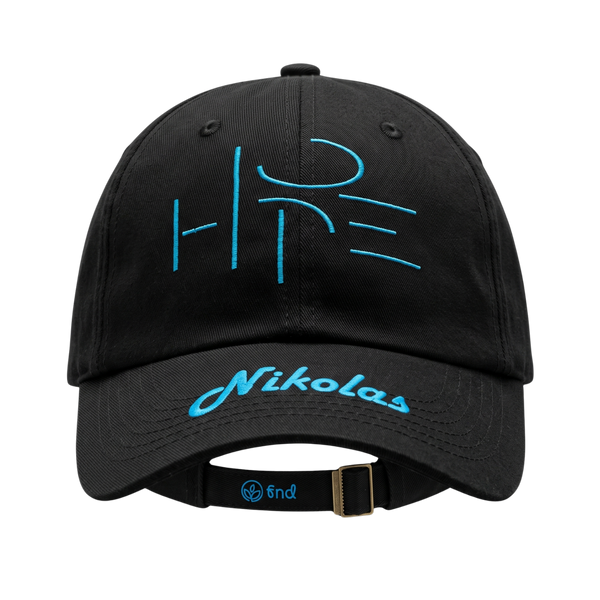 Cappellino Nero "Hope" — Personalizzabile