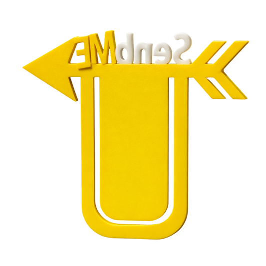 Portachiavi "SendME" Giallo 3D — Isaia 6:8