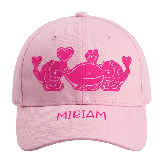 Cappellino Rosa FND Kids — Personalizzabile con Nome