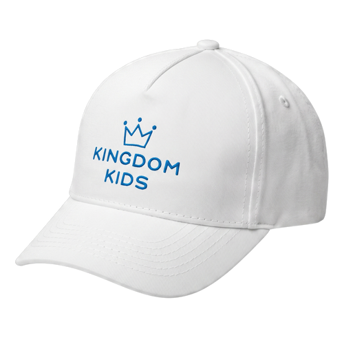 Kingdom Kids — Cappellino Bianco Personalizzabile