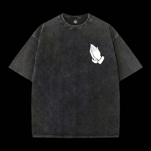 Pray On It — Washed Oversized Tee