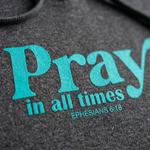 Felpa Pray “In All Times” – Hoodie Streetwear Cristiana Unisex