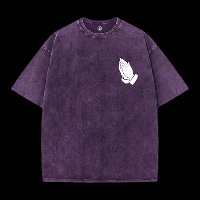Pray On It — Washed Oversized Tee