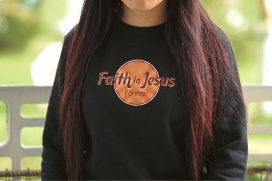 Felpa Faith in Jesus Forever – Sweatshirt Cristiana Streetwear Unisex