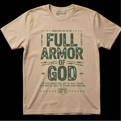 T-Shirt Full Armor of God – Maglietta Cristiana Efesini 6:13 Unisex