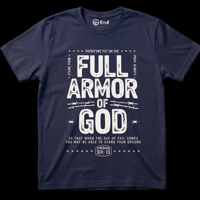 T-Shirt Full Armor of God – Maglietta Cristiana Efesini 6:13 Unisex