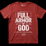 T-Shirt Full Armor of God – Maglietta Cristiana Efesini 6:13 Unisex