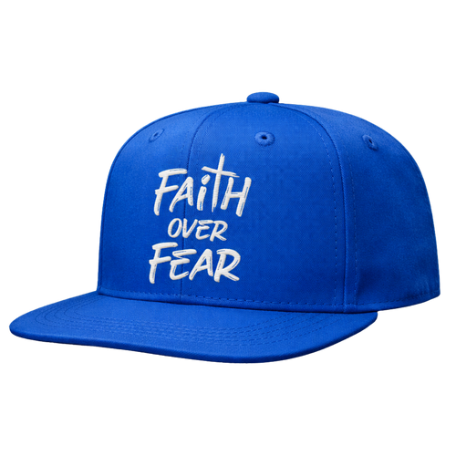 Snapback "Faith Over Fear" — Blu Royal