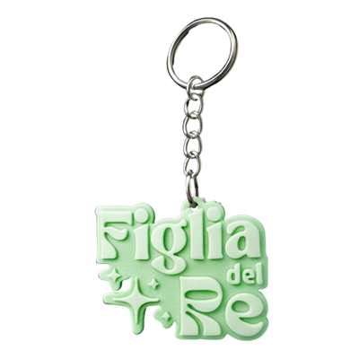 Portachiavi "Figlia del Re" — Verde Menta 3D