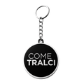 Portachiavi "Come Tralci" — Nero Bicolor 3D