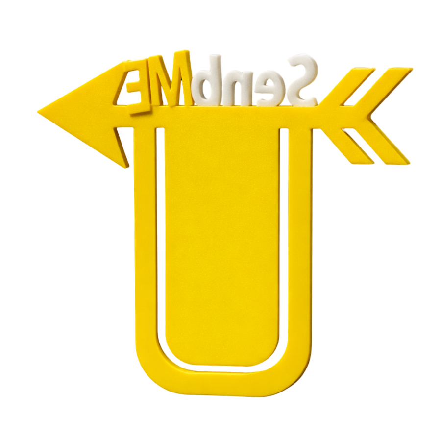 Portachiavi "SendME" Giallo 3D — Isaia 6:8