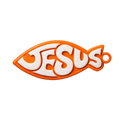 Calamita 3D Pesce — Arancio (Ichthus)