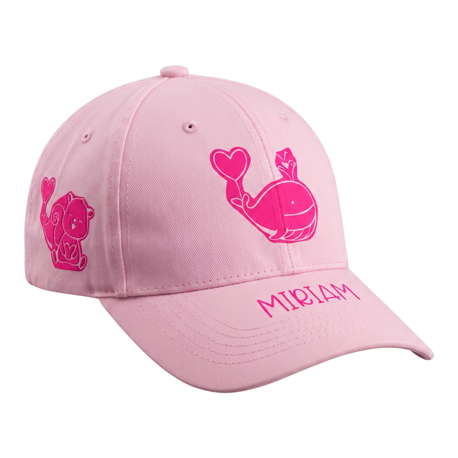 Cappellino Rosa FND Kids — Personalizzabile con Nome