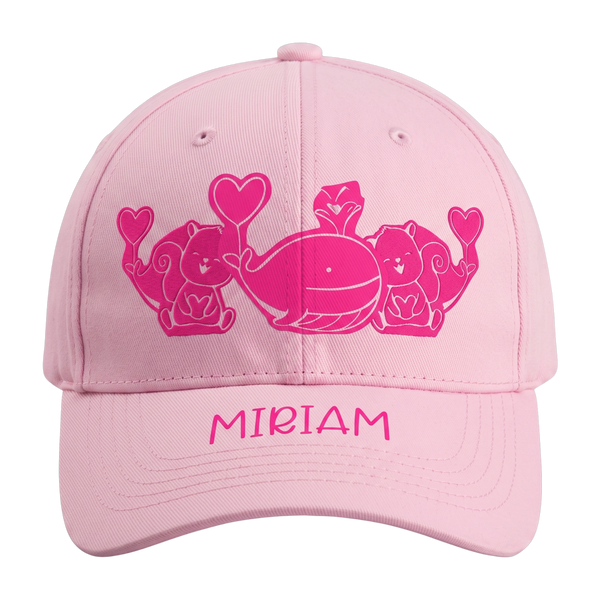 Cappellino Rosa FND Kids — Personalizzabile con Nome
