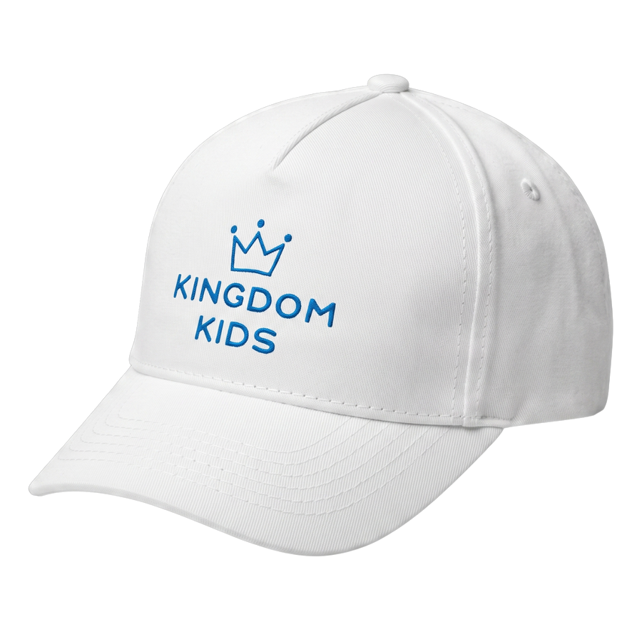 Kingdom Kids — Cappellino Bianco Personalizzabile